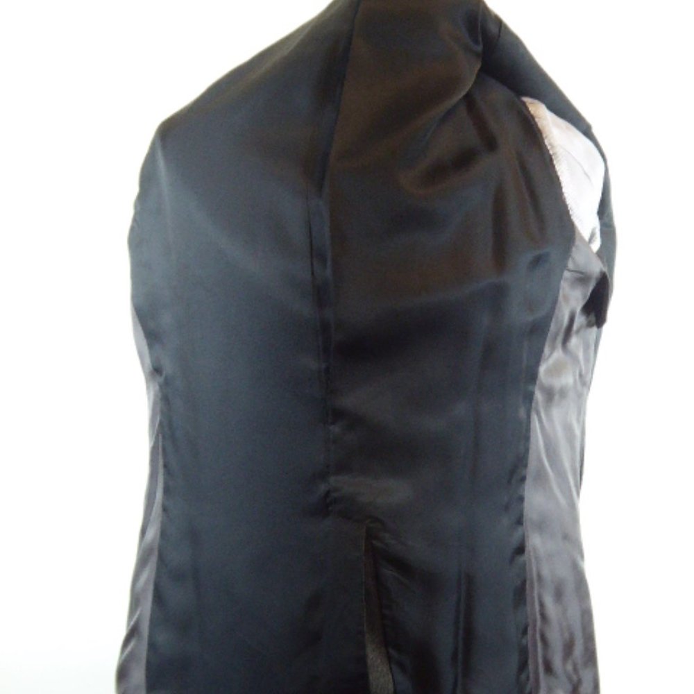 New Theory Solid Gray Wool Stretch Two Button Bla… - image 7